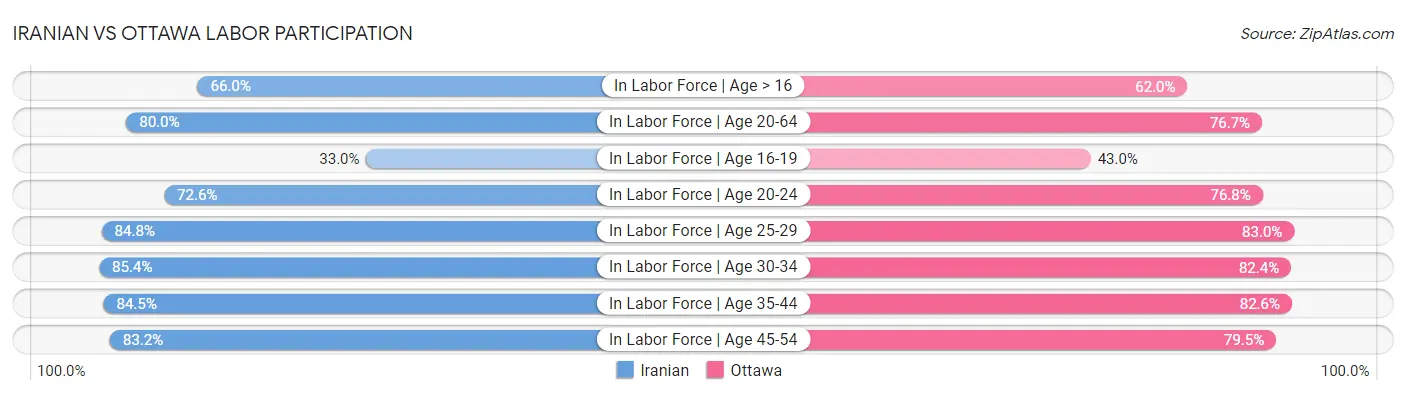 Iranian vs Ottawa Labor Participation