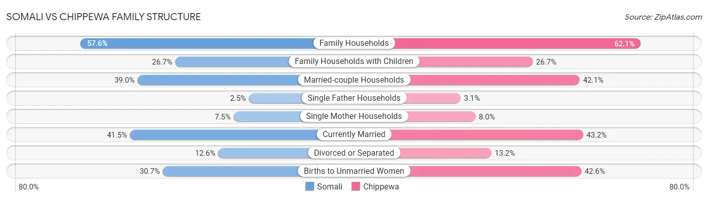 Somali vs Chippewa Family Structure