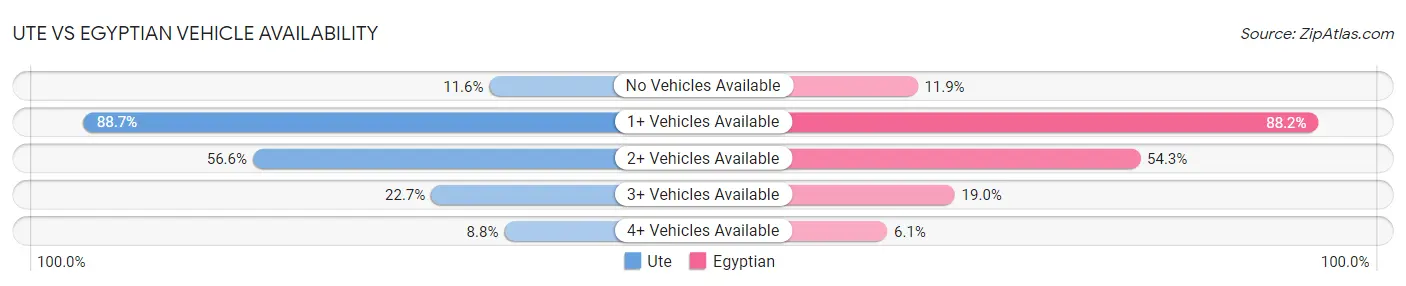 Ute vs Egyptian Vehicle Availability