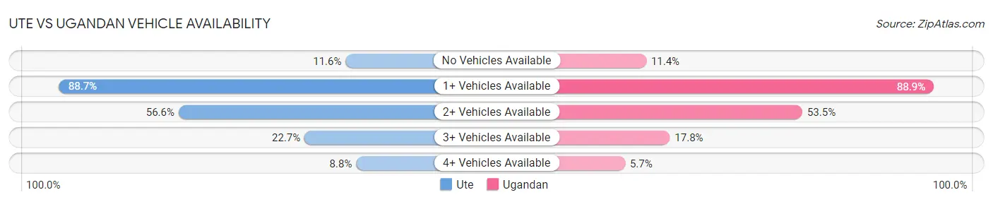 Ute vs Ugandan Vehicle Availability