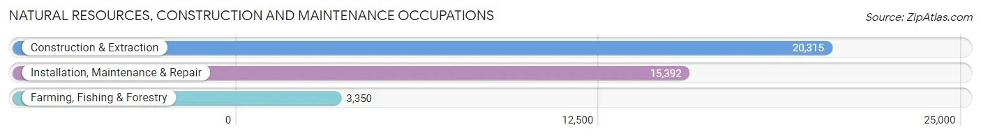 Natural Resources, Construction and Maintenance Occupations in Area Code 269