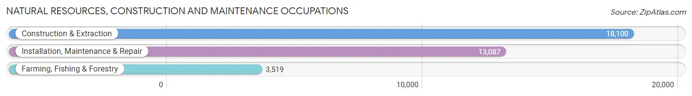 Natural Resources, Construction and Maintenance Occupations in Area Code 319