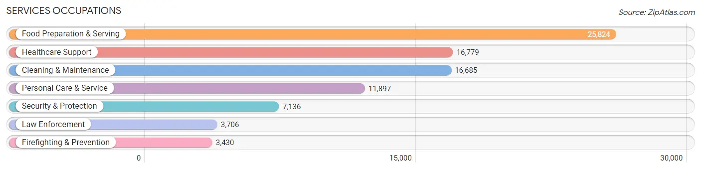 Services Occupations in Area Code 417