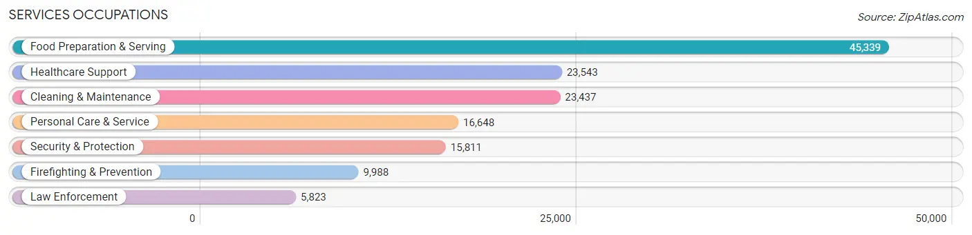 Services Occupations in Area Code 513