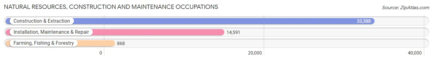 Natural Resources, Construction and Maintenance Occupations in Area Code 617