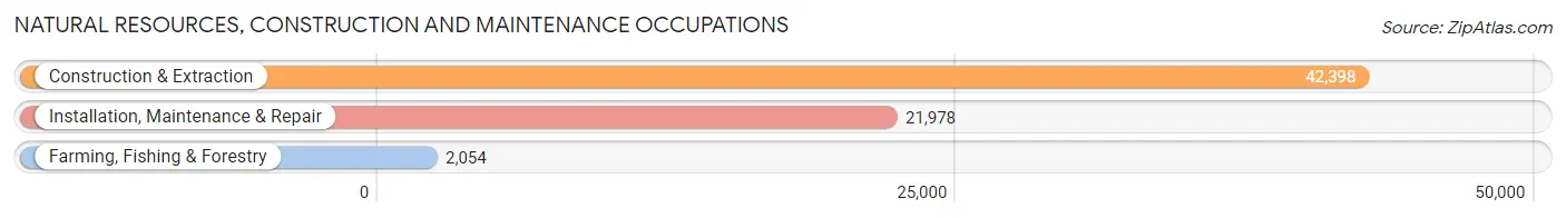 Natural Resources, Construction and Maintenance Occupations in Area Code 619