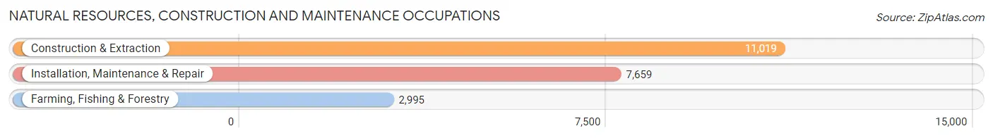 Natural Resources, Construction and Maintenance Occupations in Area Code 660