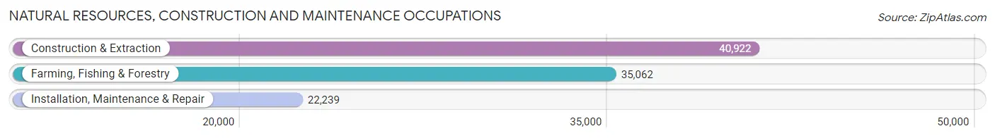 Natural Resources, Construction and Maintenance Occupations in Area Code 805