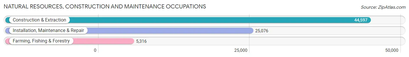 Natural Resources, Construction and Maintenance Occupations in Area Code 813