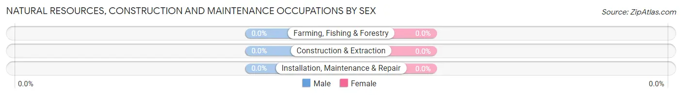 Natural Resources, Construction and Maintenance Occupations by Sex in Cooper Landing