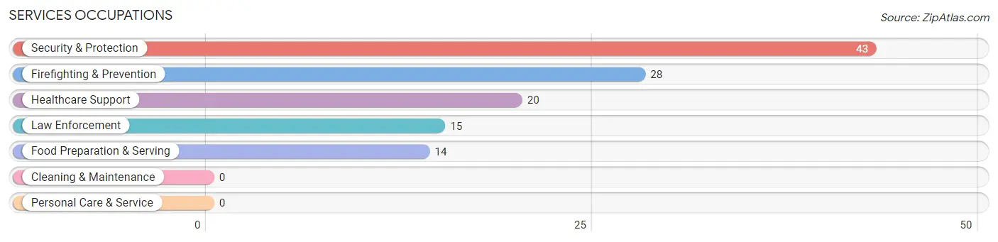 Services Occupations in Eielson AFB