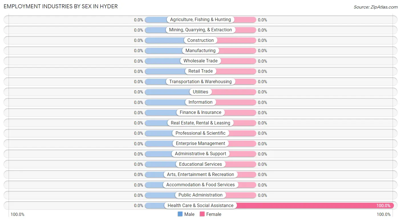 Employment Industries by Sex in Hyder