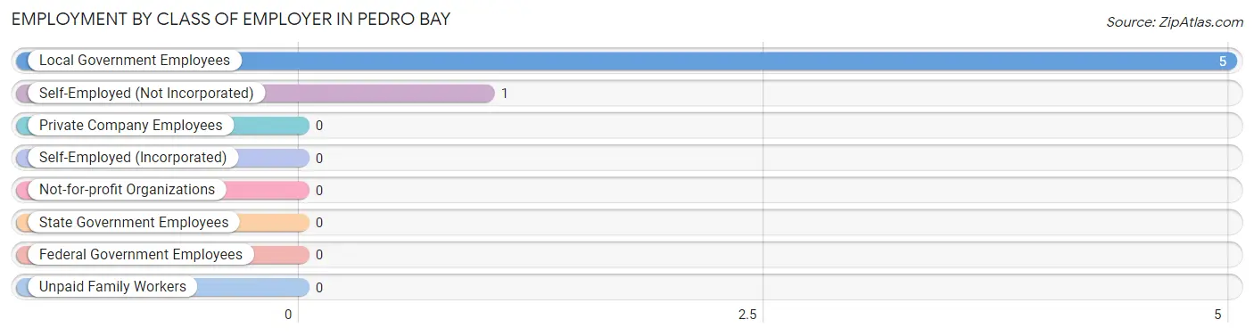 Employment by Class of Employer in Pedro Bay