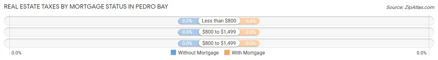 Real Estate Taxes by Mortgage Status in Pedro Bay