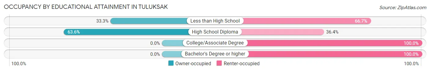 Occupancy by Educational Attainment in Tuluksak