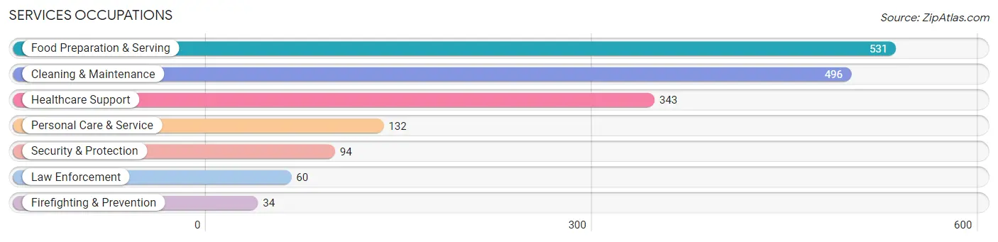 Services Occupations in Albertville