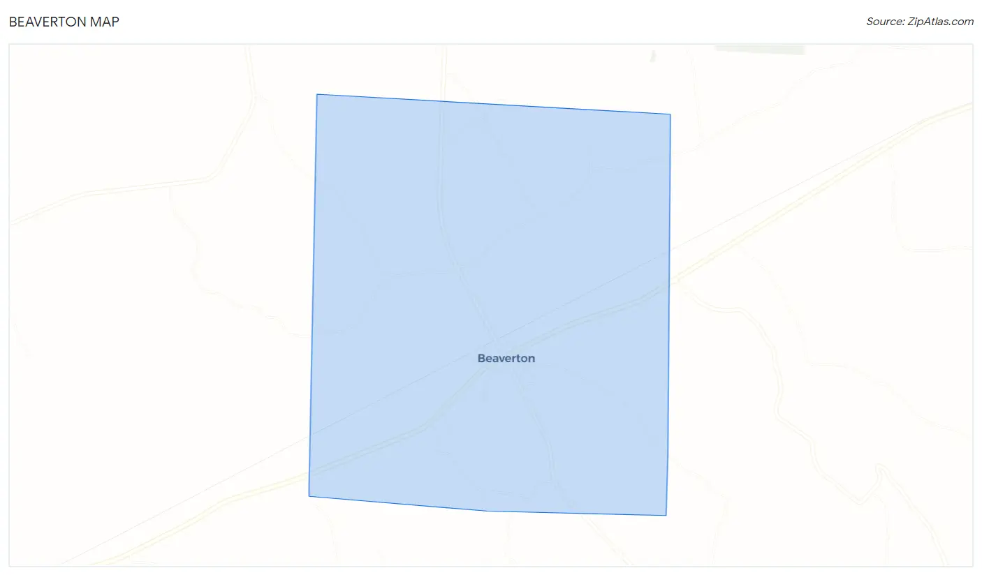 Beaverton Map