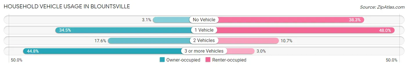 Household Vehicle Usage in Blountsville