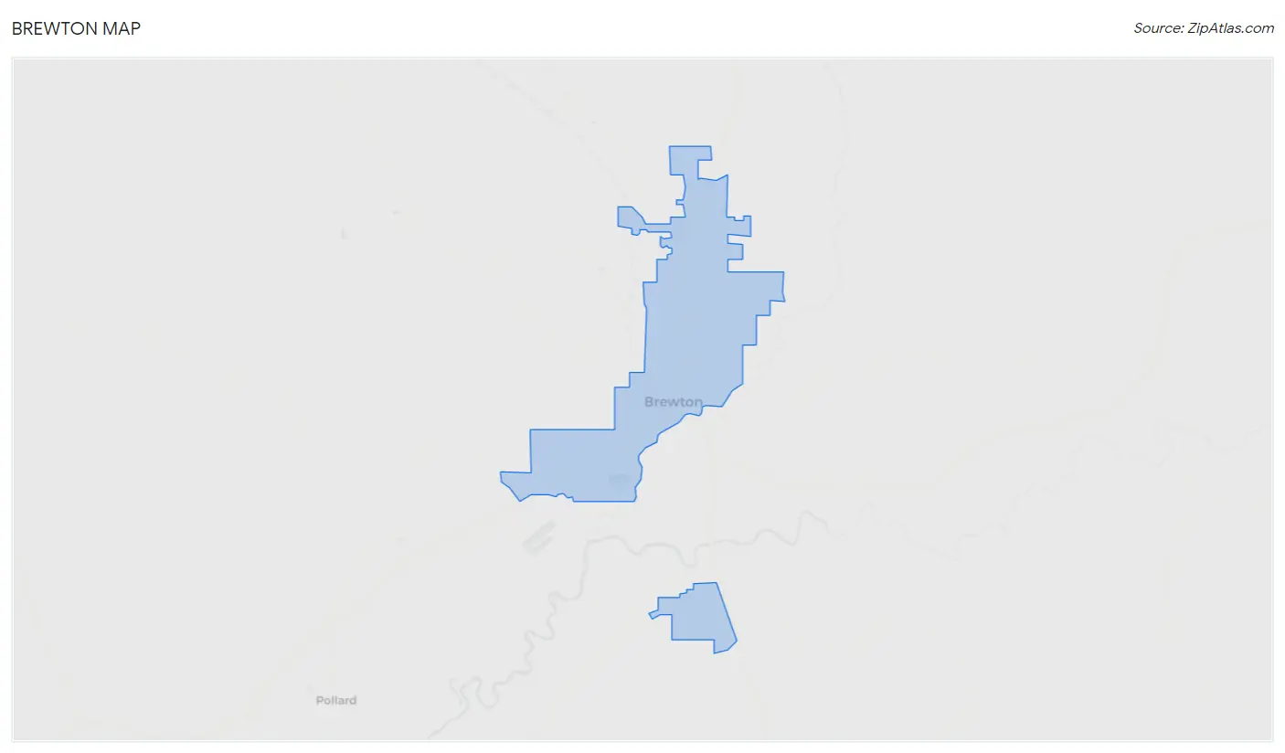 Brewton Map