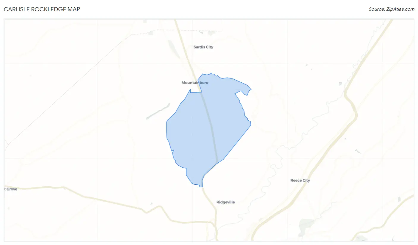 Carlisle Rockledge Map