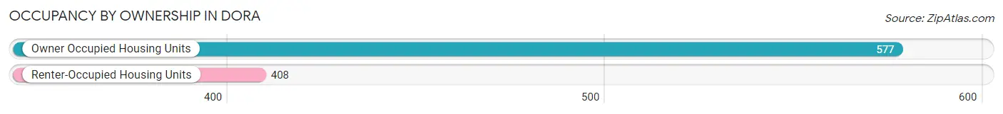 Occupancy by Ownership in Dora
