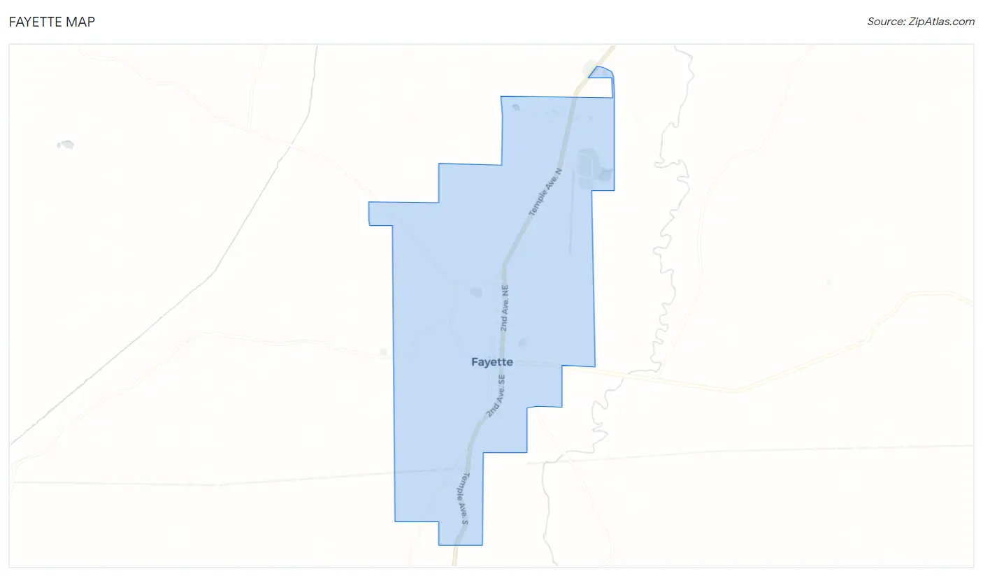 Fayette Map