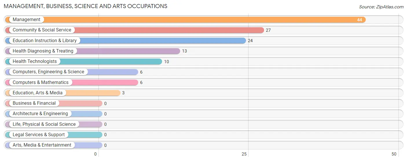 Management, Business, Science and Arts Occupations in Hobson City