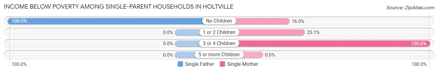 Income Below Poverty Among Single-Parent Households in Holtville