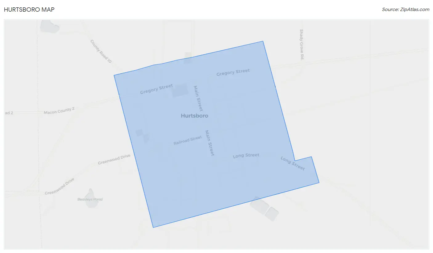 Hurtsboro Map