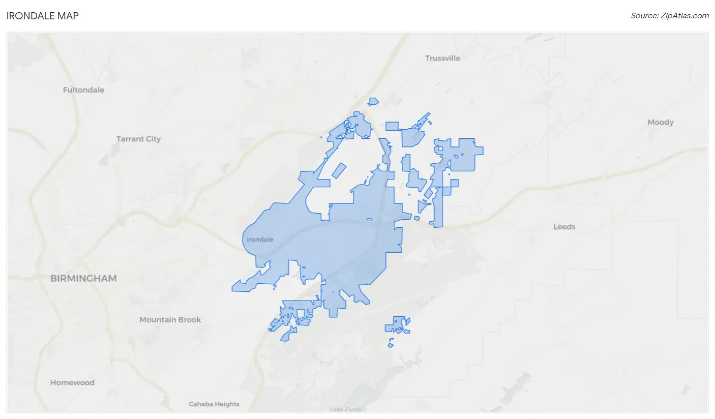 Irondale Map