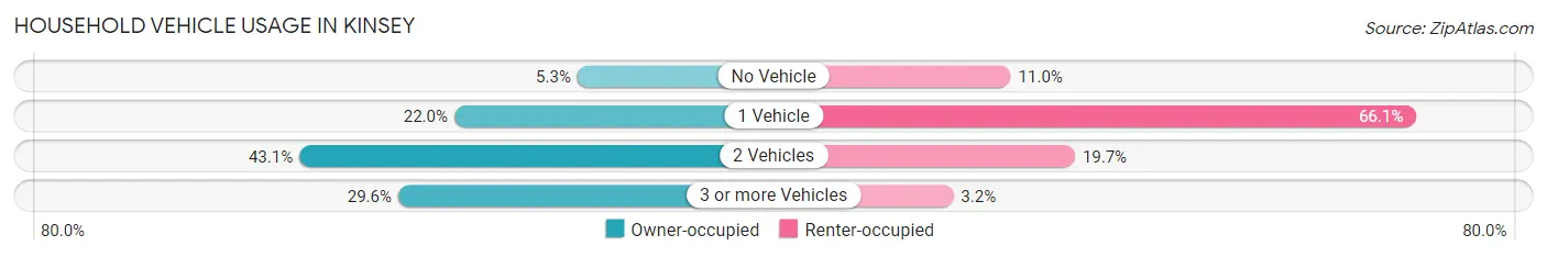 Household Vehicle Usage in Kinsey