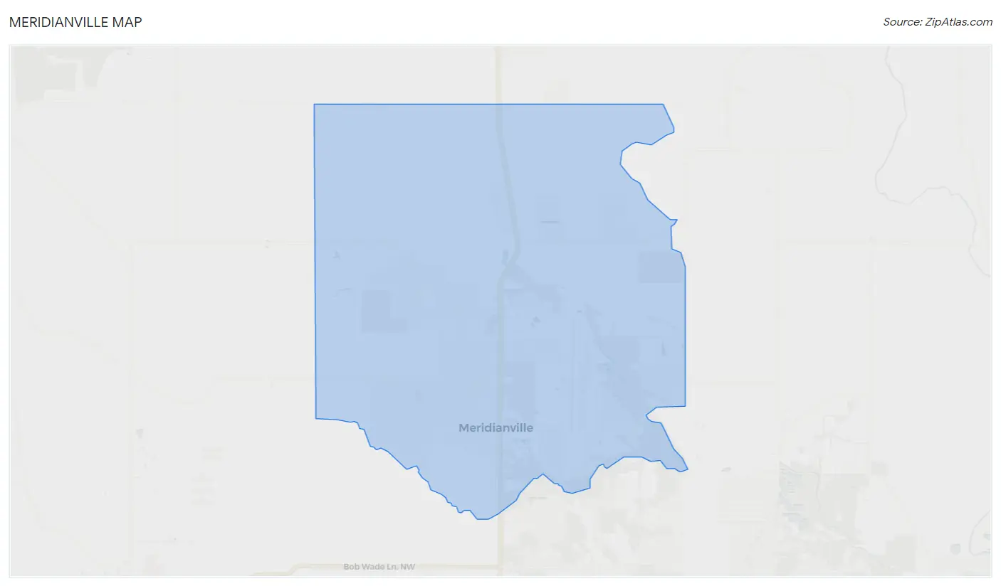 Meridianville Map