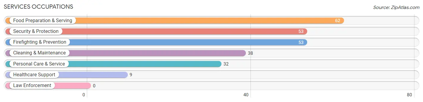 Services Occupations in Mount Vernon