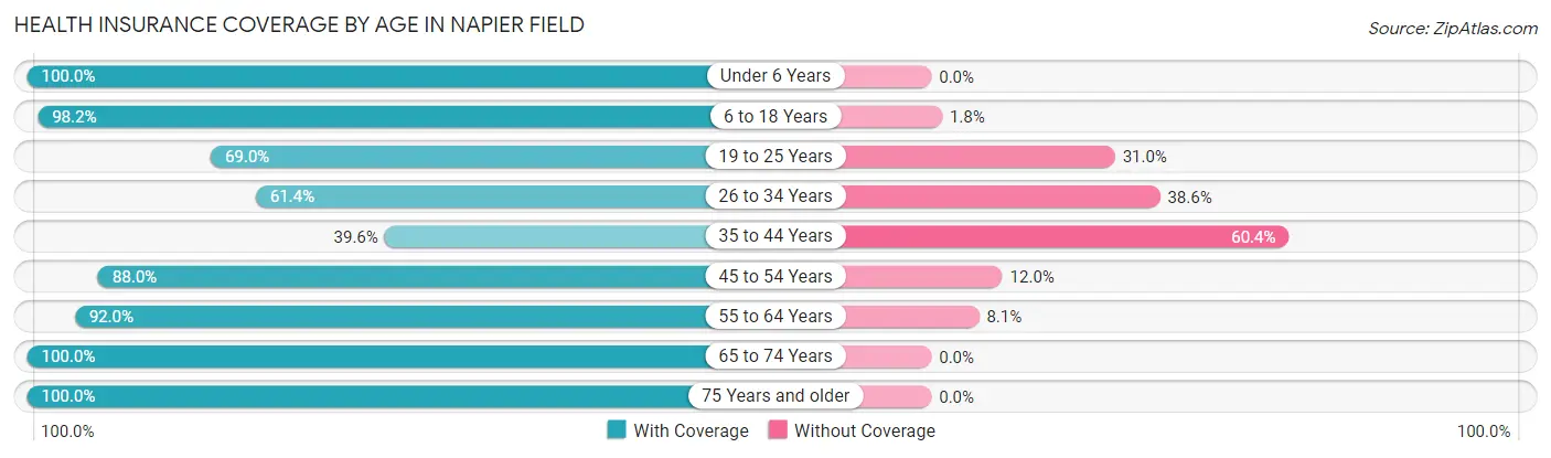 Health Insurance Coverage by Age in Napier Field