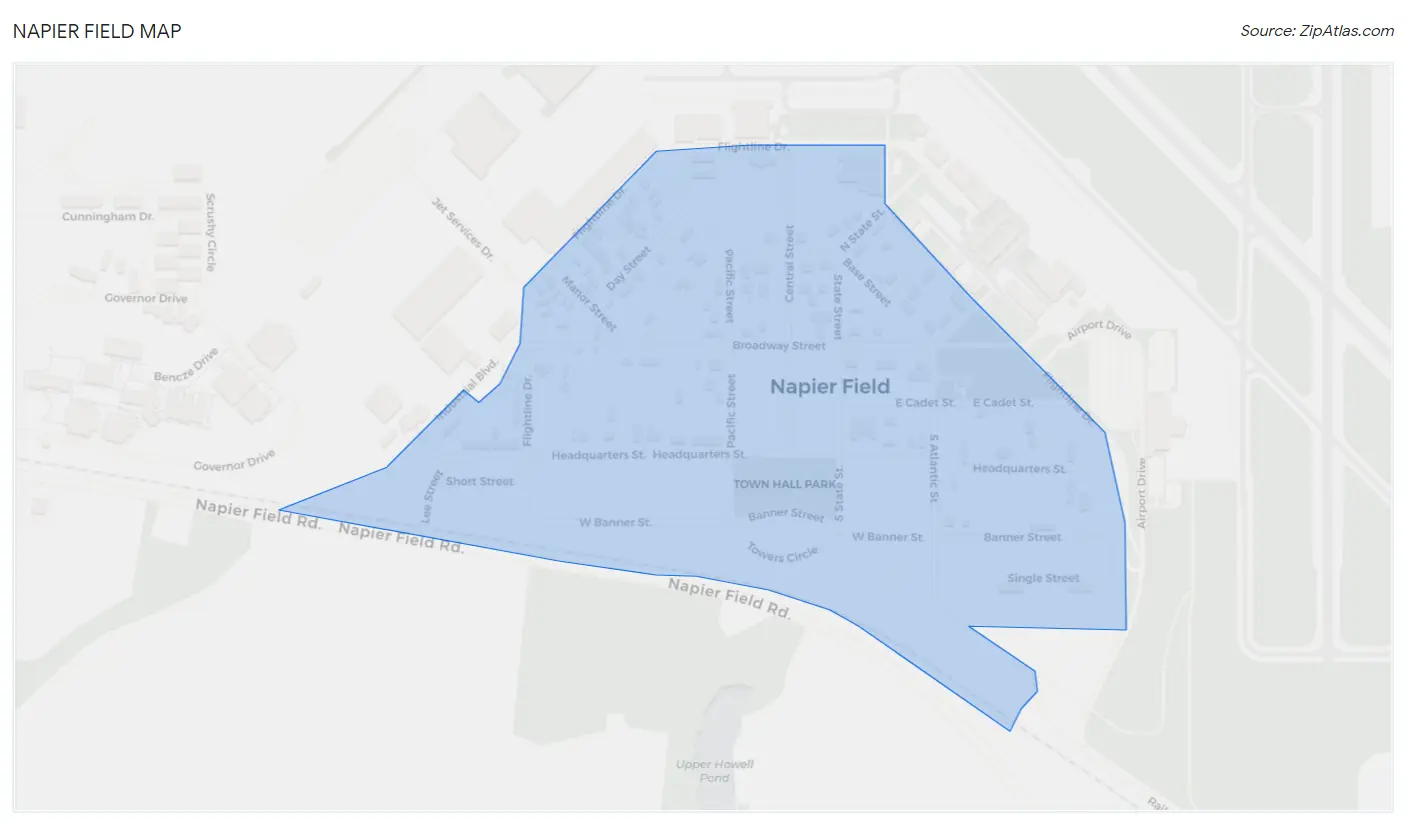 Napier Field Map