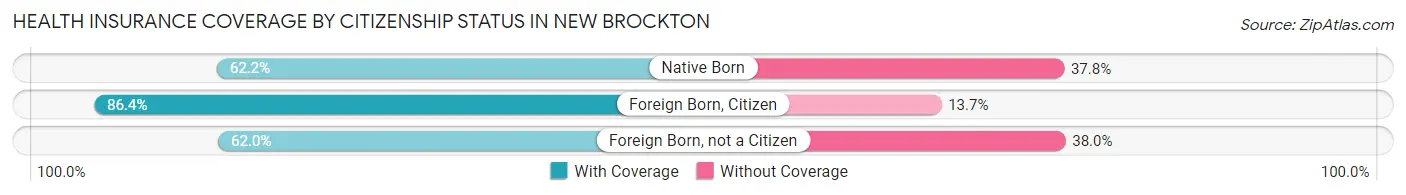 Health Insurance Coverage by Citizenship Status in New Brockton