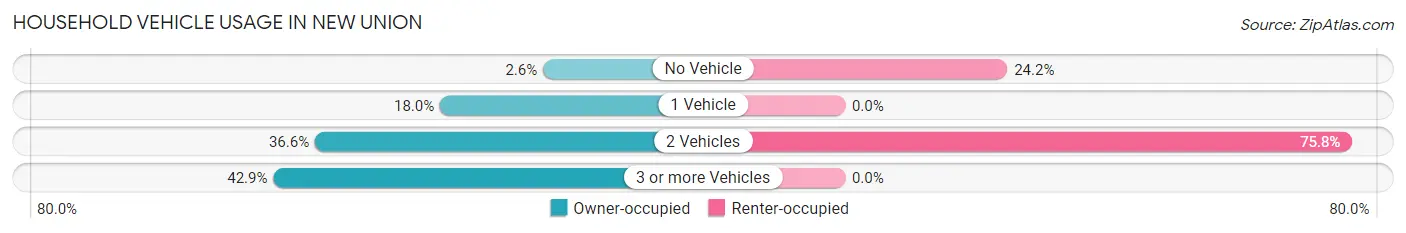 Household Vehicle Usage in New Union