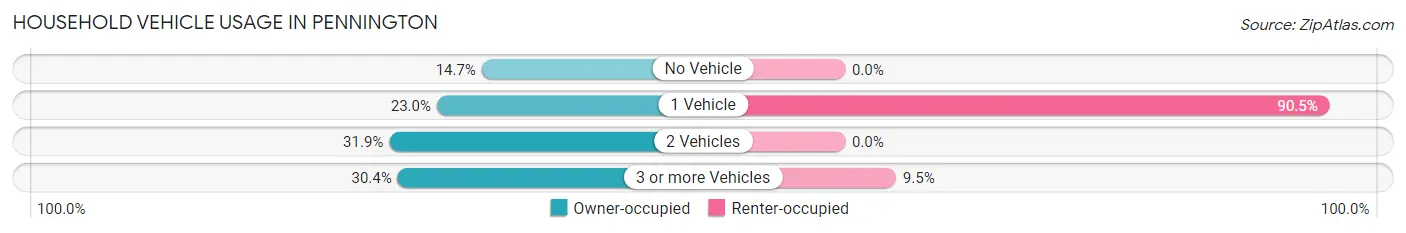 Household Vehicle Usage in Pennington
