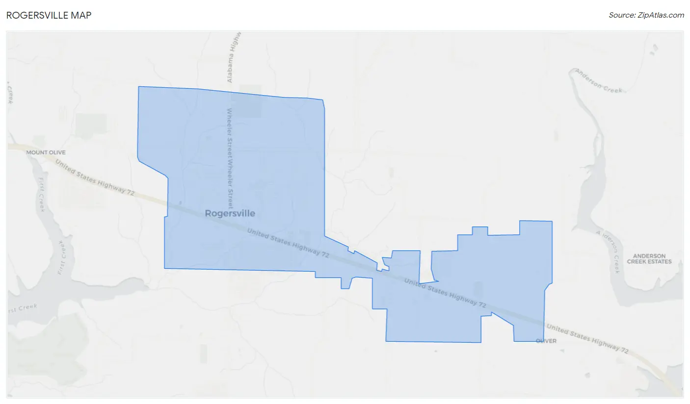 Rogersville Map