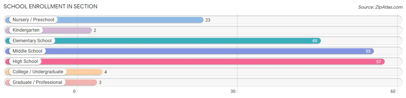 School Enrollment in Section