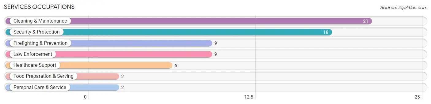 Services Occupations in Section