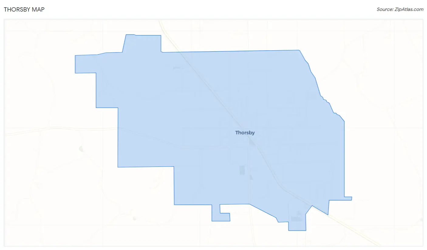Thorsby Map