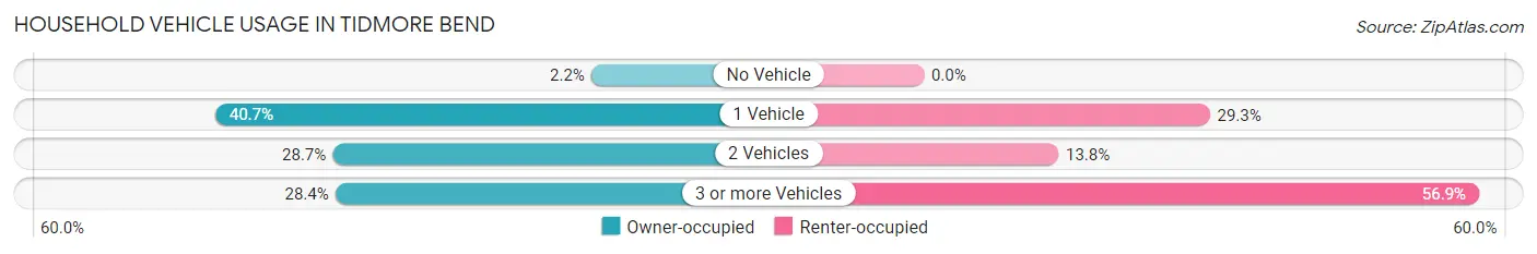 Household Vehicle Usage in Tidmore Bend