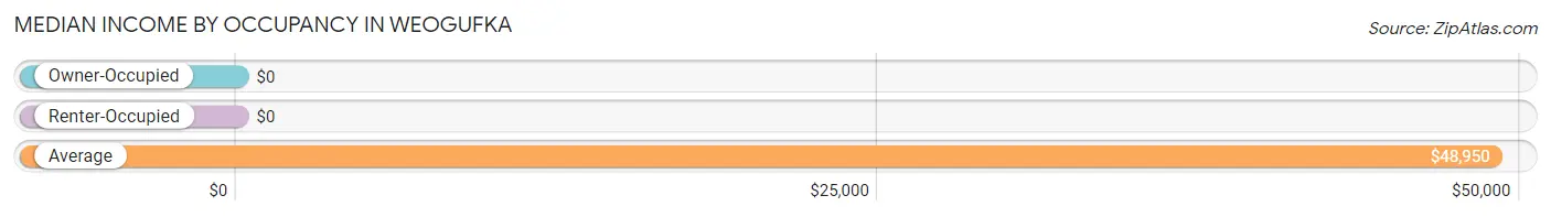 Median Income by Occupancy in Weogufka