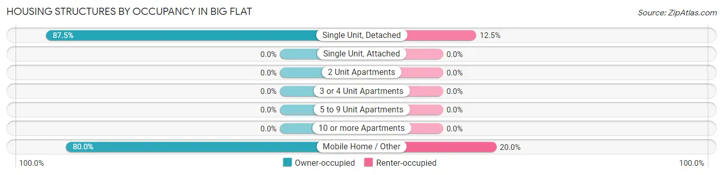 Housing Structures by Occupancy in Big Flat