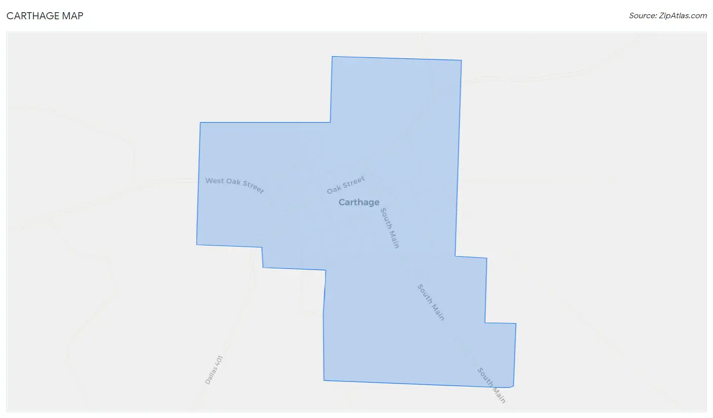 Carthage Map