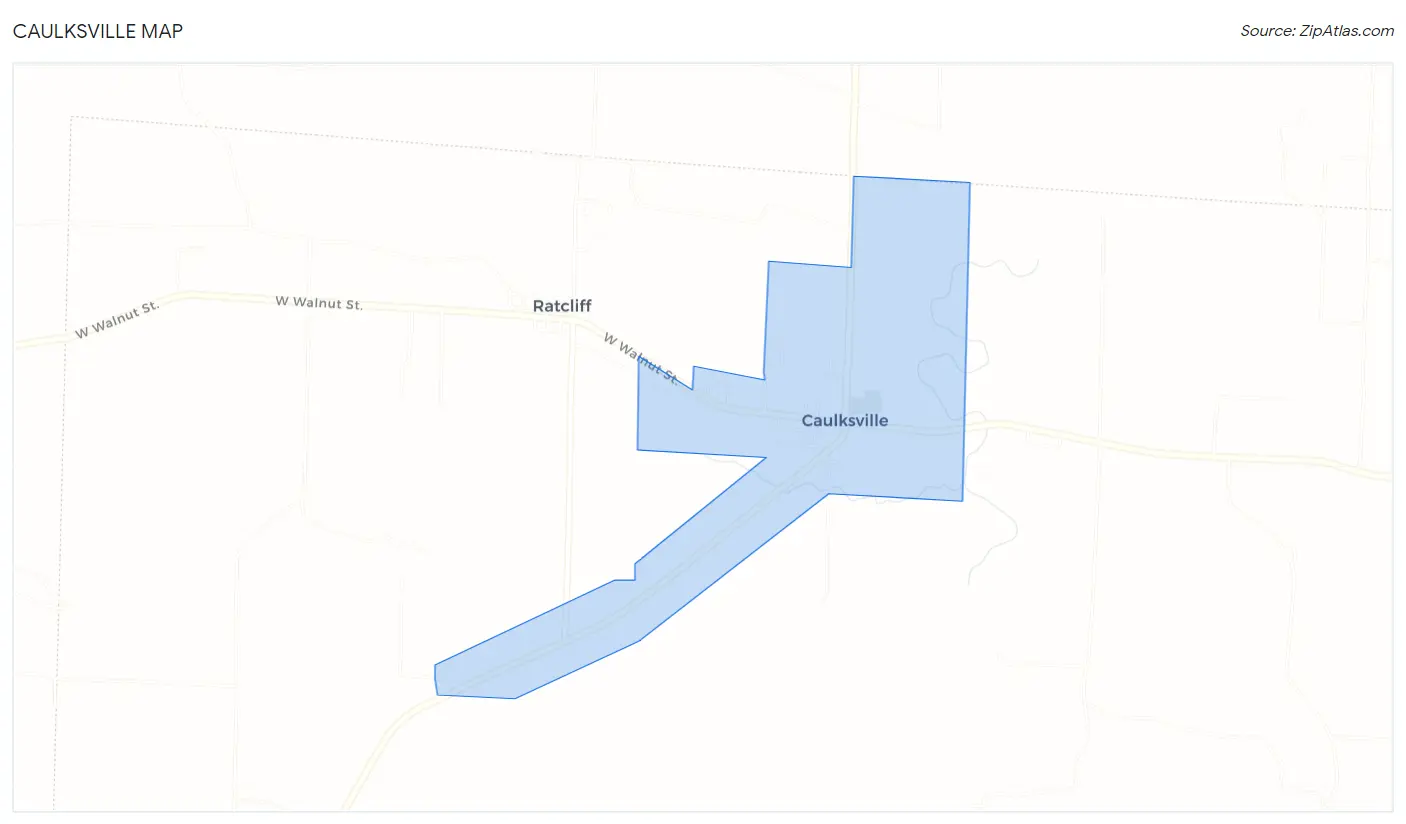 Caulksville Map