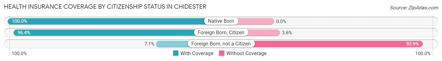 Health Insurance Coverage by Citizenship Status in Chidester