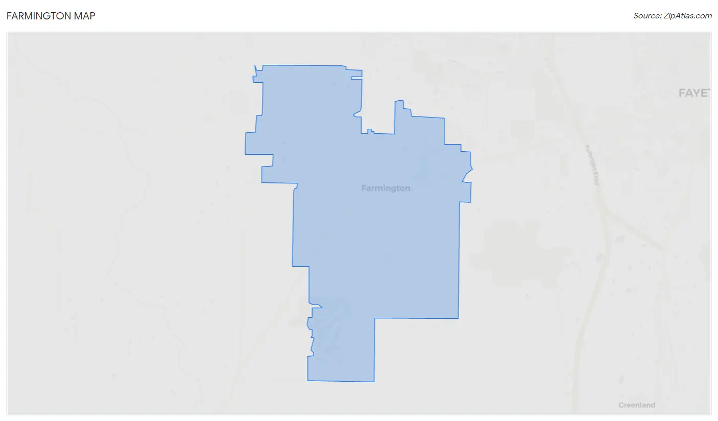 Farmington Map