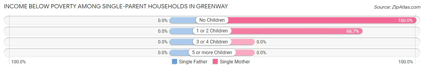 Income Below Poverty Among Single-Parent Households in Greenway